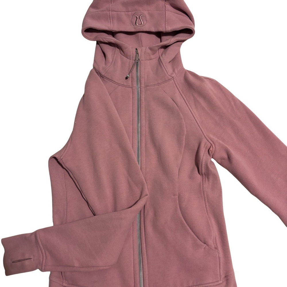 Lululemon Athletica Rose Scuba Zip-Up